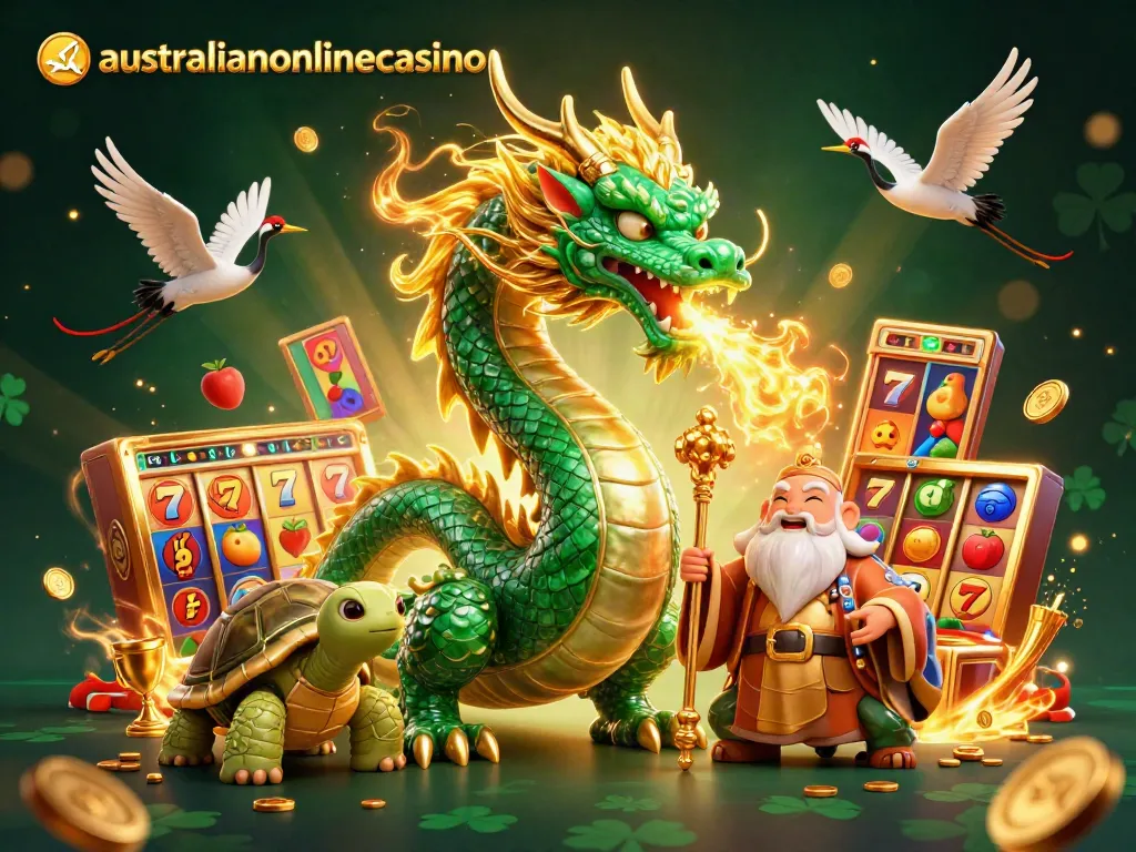 Experience thrilling gaming action at australianonlinecasino with vibrant 3D characters and dynamic slots.
