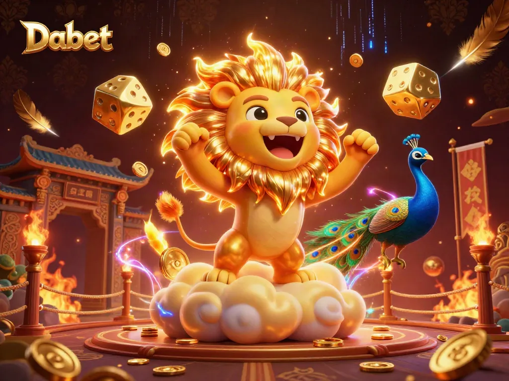 Dabet players make strategic bets in a vibrant 3D scene featuring an exciting casino atmosphere.