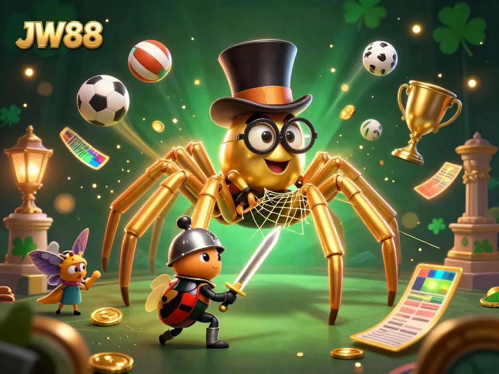 Experience the thrill of JW88 with dynamic characters and exciting casino action in a rich 3D scene.