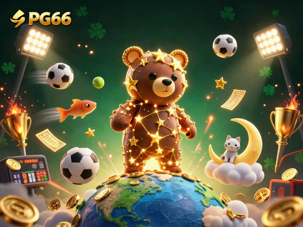Engage in thrilling sports betting with PG66, featuring dynamic casino elements and captivating characters.